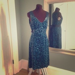 Burned Velvet Cocktail Dress